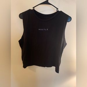 Women’s “Hustle” athletic workout muscle tee